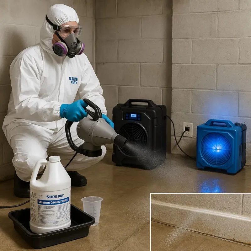 Sanitization and Odor Removal process in Stanly County, NC